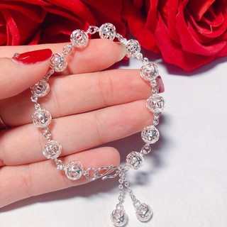 Lắc tay nữ bạc ta - lắc tay kim tiền bạc- re vo dich