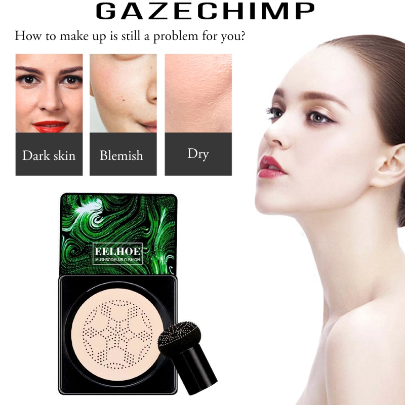 [GAZECHIMP]Mushroom Head Foundation Moisturizing Concealer Long Lasting 