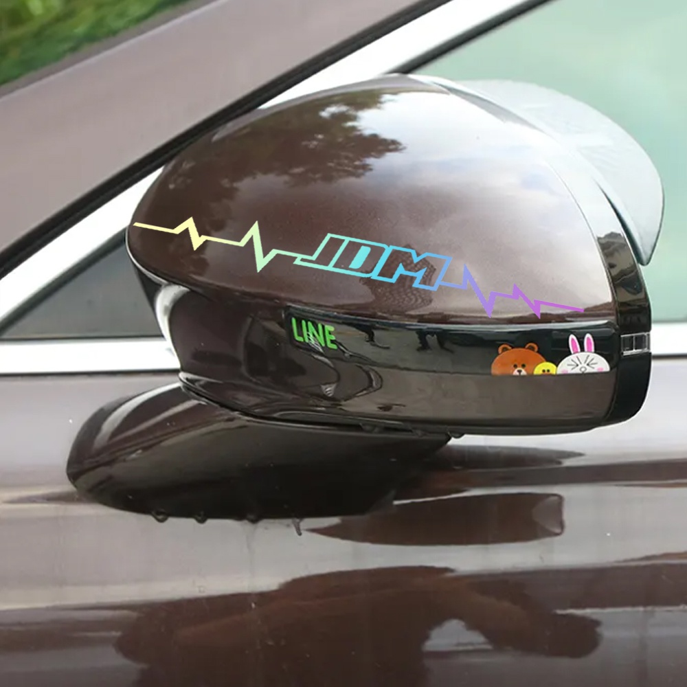 Sticker Laser Dán Kính Chắn Gió Xe Hơi Phong Cách Nhật Bản
