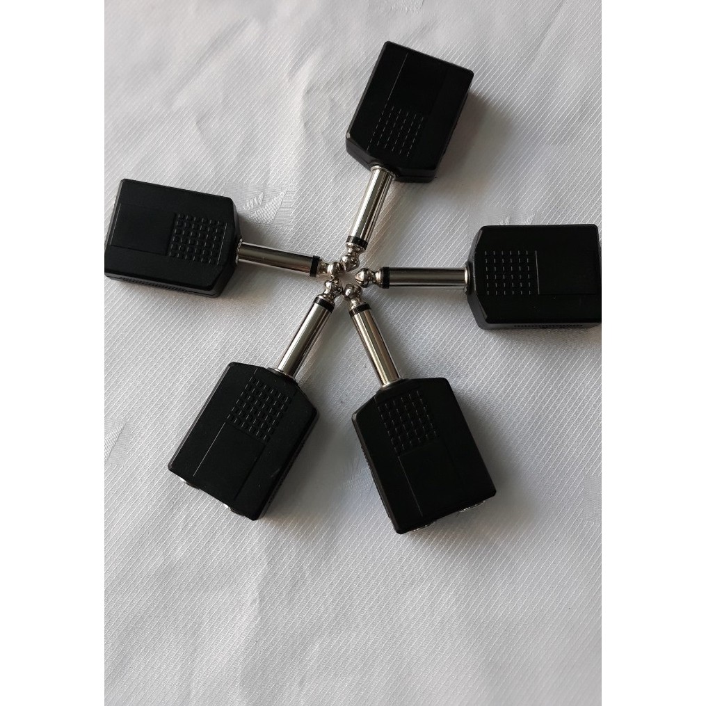 Đầu Chia 1 Ra 2 Lỗ Jack 6 Ly
