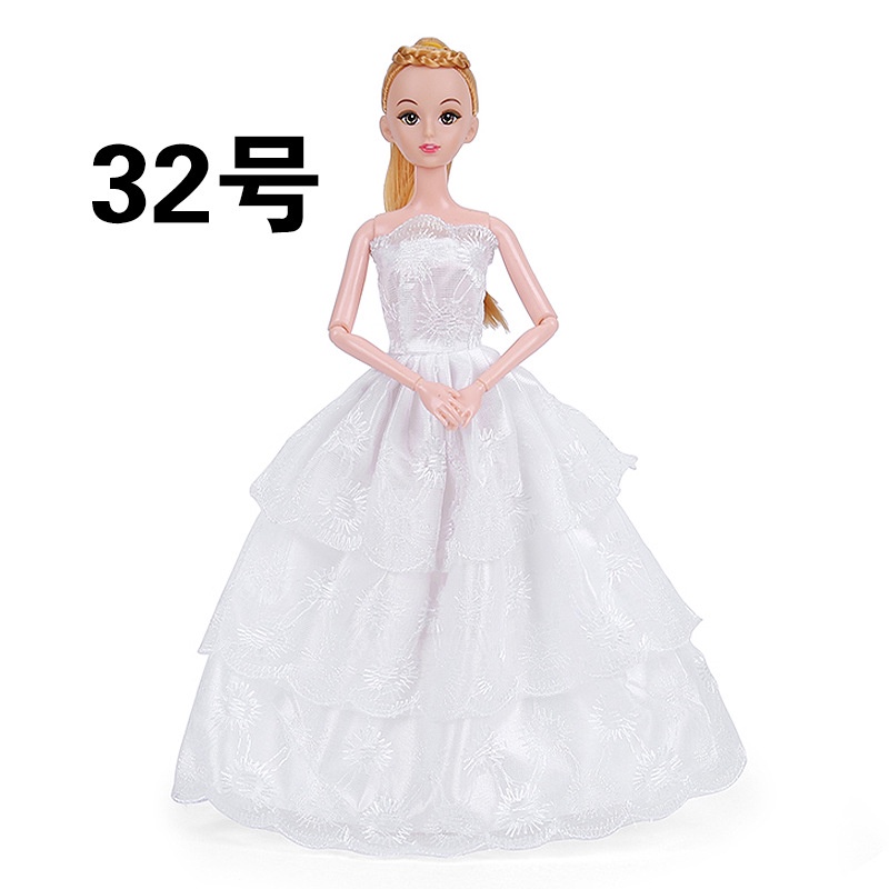 Váy công chúa cho búp bê 30cm xinh đẹp lộng lẫy phụ kiện búp bê barbie ANDATOY AD954