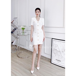 Đầm len ép body cao cấp chất dày dặn co giãn thoải mái - V6372