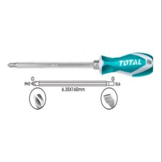 Bộ tua vít 2 đầu total tht250206