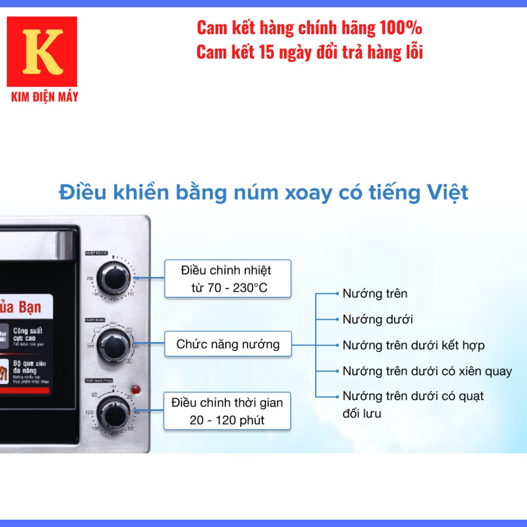 Lò nướng Sharp EO-A323RCSV-ST 32l 1500W tiết kiệm điện nướng đa năng- bảo hành 12 tháng toàn quốc
