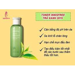 [Tách Set] Nước Hoa Hồng Trà Xanh Innisfree Green Tea Balancing Skin EX 200ml