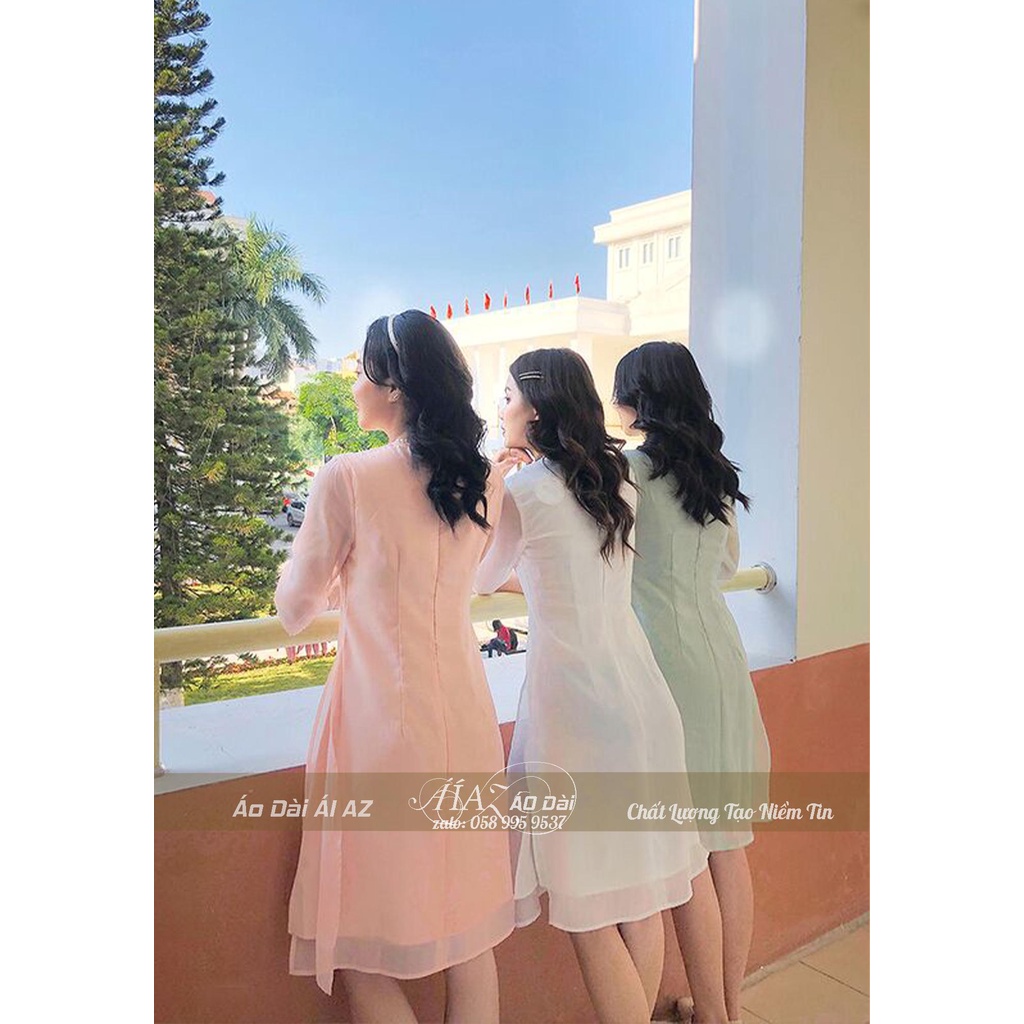 Áo Dài Cách Tân Nữ Tay Lỡ AD17