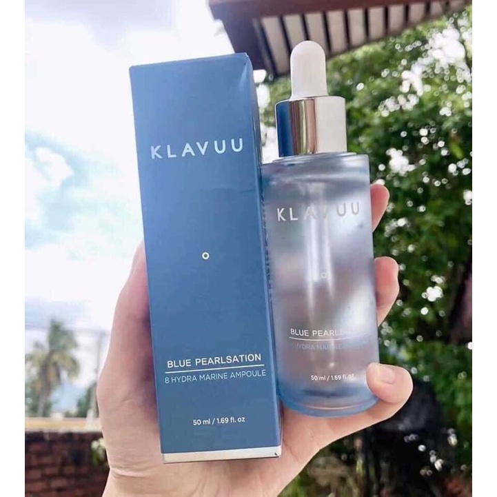 Tinh chất Cấp Nước KLAVUU Blue Pearlsation 8 Hyrda Marine Ampoule 50ml là