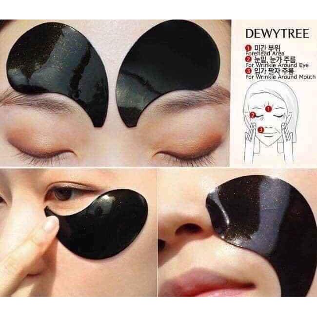 MẶT NẠ MẮT Dewy Tree Real Gold Black Pearl Eye Patch