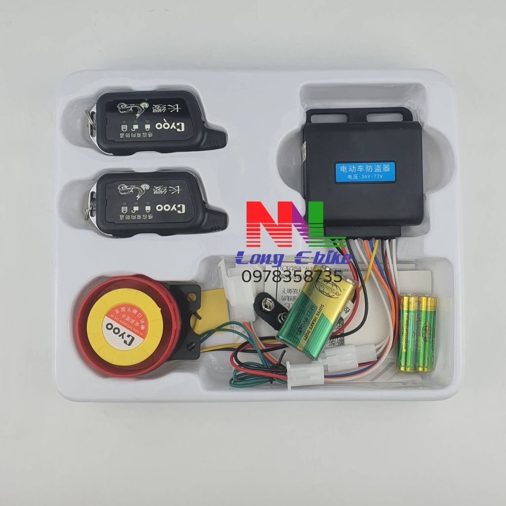 Bộ chống cướp chống trộm dành cho xe điện 36-72v