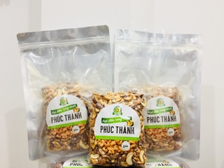 HẠT ĐIỀU RANG MUỐI VỠ HẠT CÒN VỎ LỤA 500gr