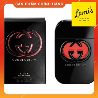 Nước hoa guilty black by gucci edt 75 ml