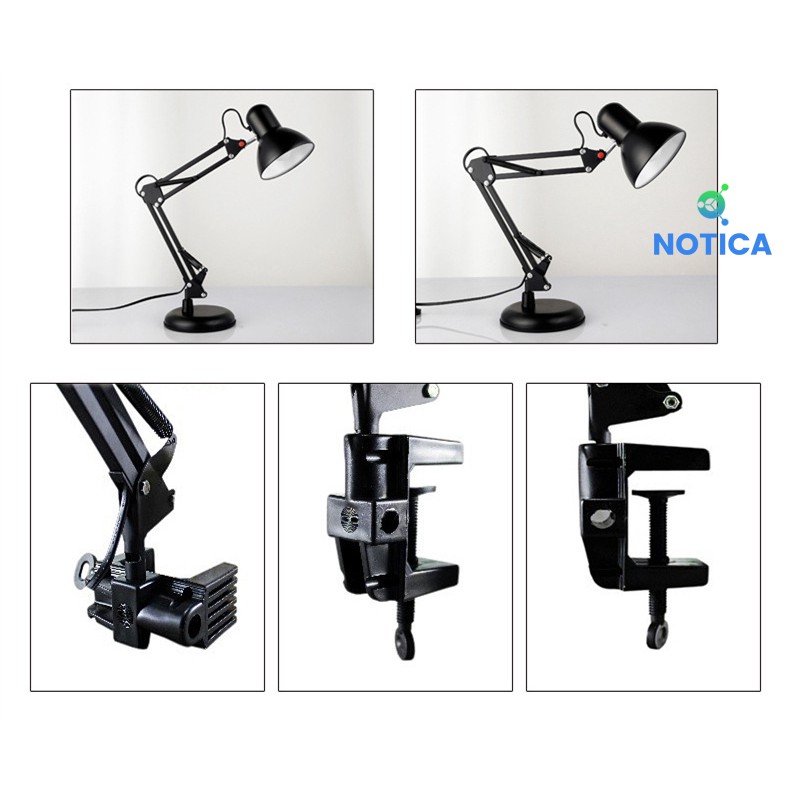 Đèn Kẹp Bàn Học Chống Cận E27-Kèm Bóng Đèn Led