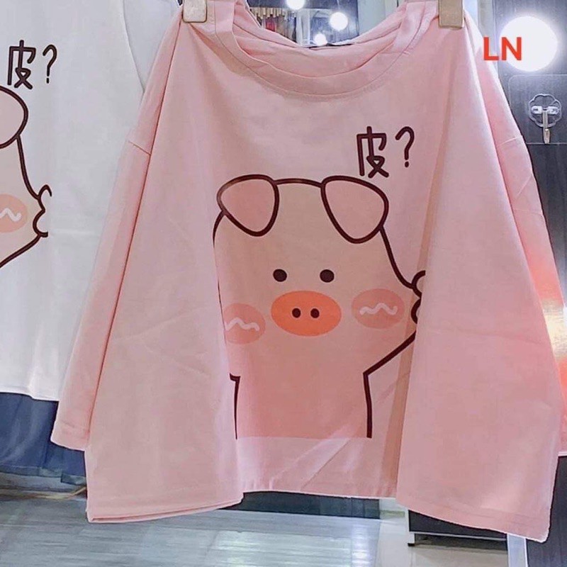 áo thun croptop lợn bị bẹo má Ln | BigBuy360 - bigbuy360.vn