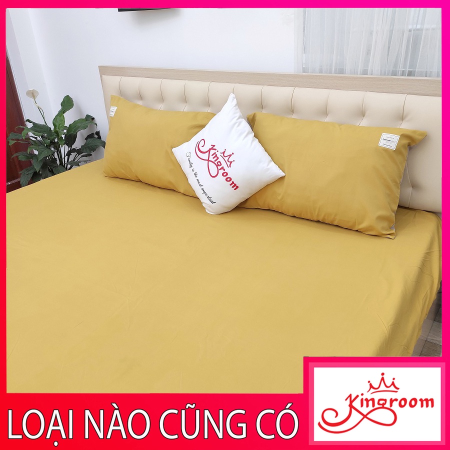 Bộ ga gối 3 món vải cotton đủ màu 920 Shop Kingroom chuyên ga nệm đủ kích thước | BigBuy360 - bigbuy360.vn