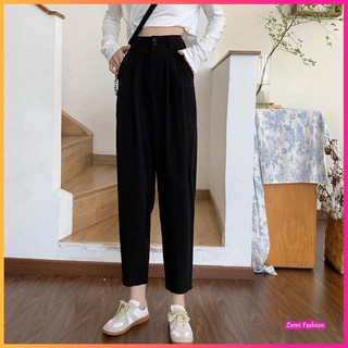 Quần Baggy Nữ ❤️ Quần Tây Nữ Ulzzang Trơn Ống Rộng