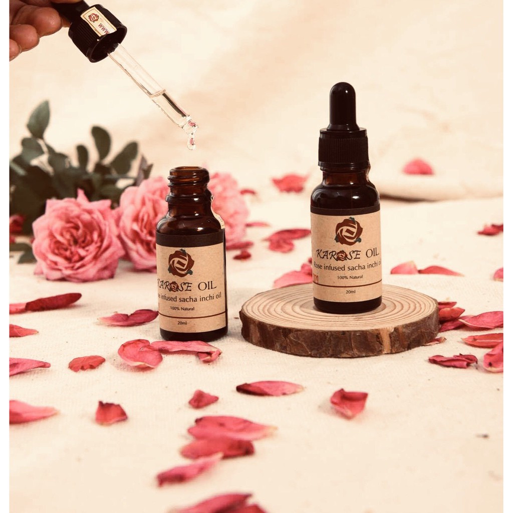 KAROSE OIL - DẦU DƯỠNG DA HOA HỒNG HỮU CƠ (Rose infused sacha inchi oil) | BigBuy360 - bigbuy360.vn