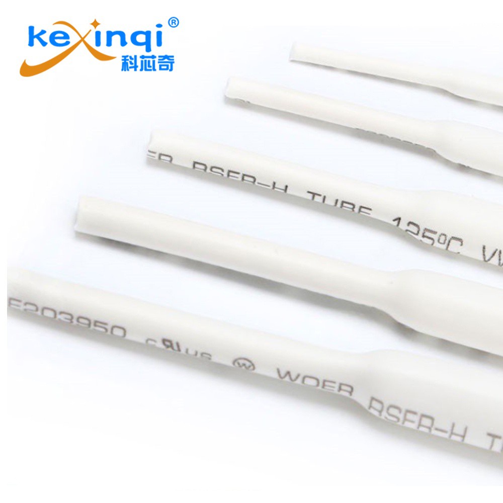 Bộ 8 Đường Dây / lot! 8 Dòng Cuộn Ống Bọc Dây Điện Cách Nhiệt Chống Thấm Nước Dài 1m Mỗi Màu Đen / Vàng / Đỏ / Trắng / Trong Suốt
