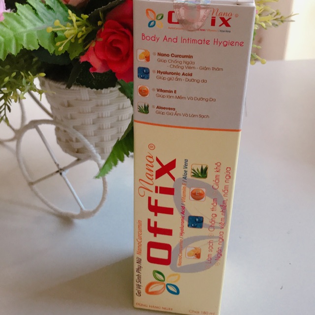 VỆ SINH PHỤ NỮ OFFIX  nano 180ml