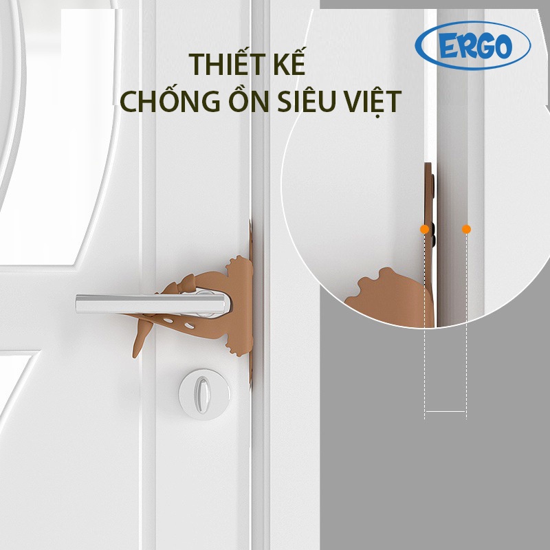 Miếng đệm cửa chống ồn tránh va đập phòng ngủ của bé