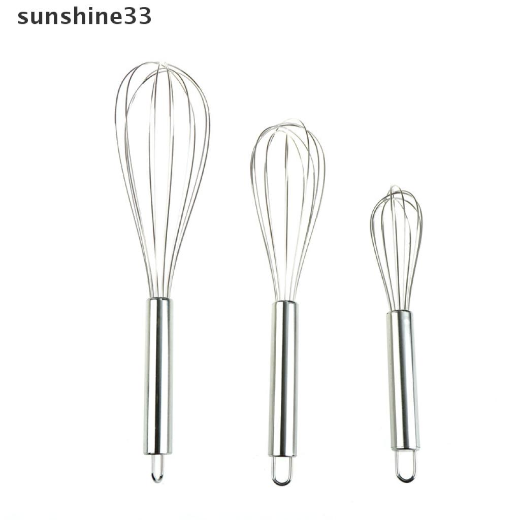Cây Đánh Trứng Bằng Thép Không Gỉ 8 / 10 / 12 Inches Mới