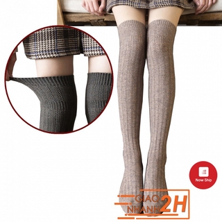 [CHẤT DÀY - CÓ SẴN] Tất giả boot, tất đùi nữ sinh Hàn quốc - vớ đùi nữ sinh Nhật tất len dài qua Gối đẹp quá