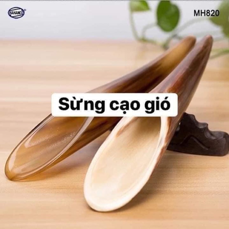 Dụng cụ cạo gió và day ấn huyệt bằng sừng