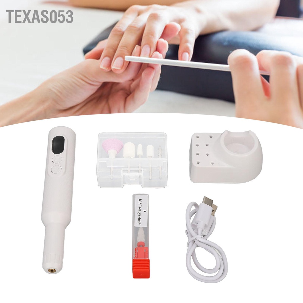 Máy Khoan Móng Tay 18000RPM Có Thể Sạc Lại Tiện Dụng