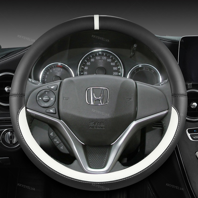 Bao Da Bọc Vô Lăng Xe Hơi Honda Civic FC FD Jazz BRV CRV HRV 38cm