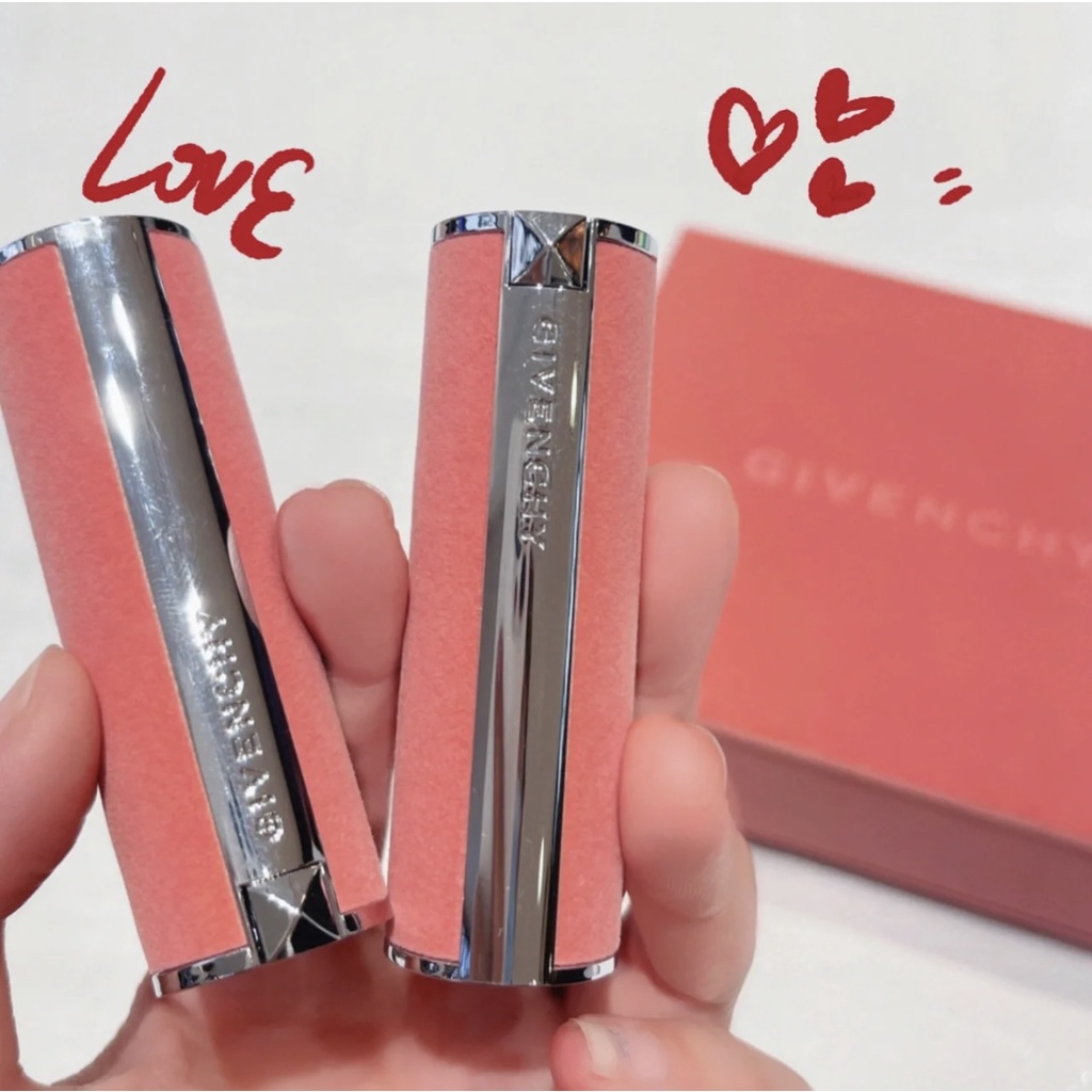 Son Thỏi Givenchy Le Rouge Sheer Velvet Matte Lipstick (vỏ hồng)