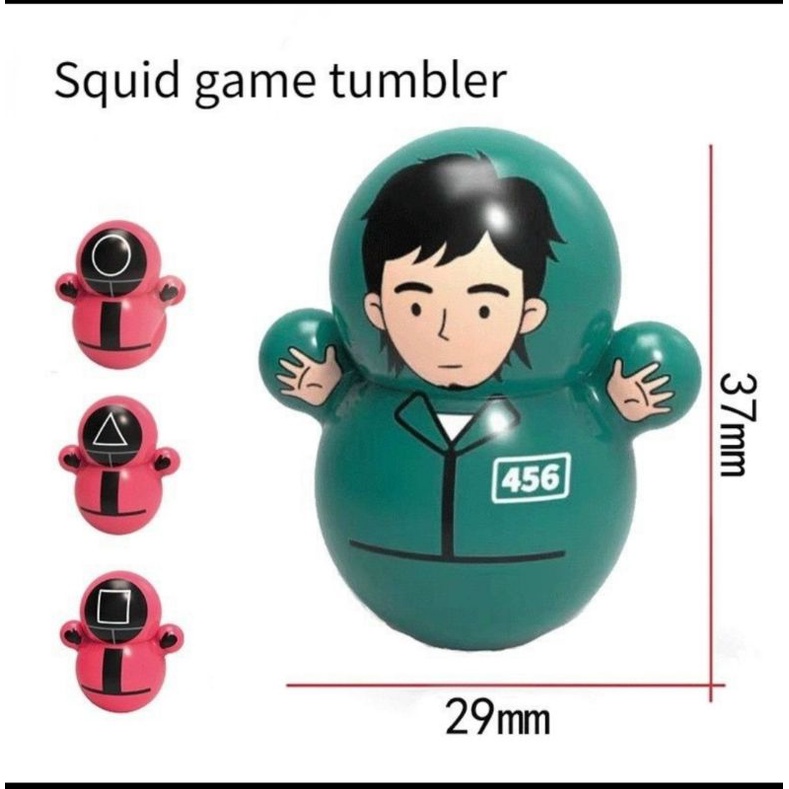 Lật đật mini Squidgame xả stress hiệu quả