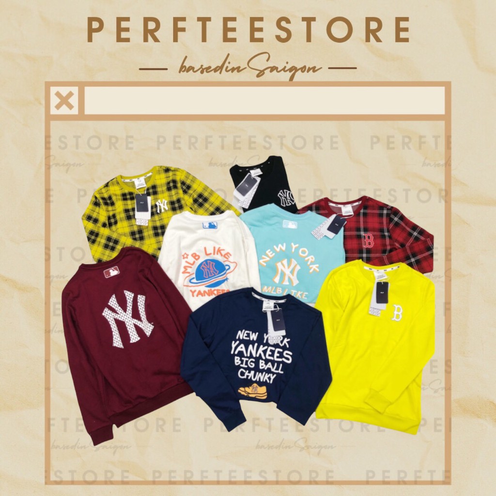 Áo sweater New York Boston nỉ da cá dày vừa form nam nữ |𝑷𝑬𝑹𝑭𝑻𝑬𝑬| [ʜı̀ɴʜ•ᴄʟɪᴘ ᴛʜᴀ̣̂ᴛ]