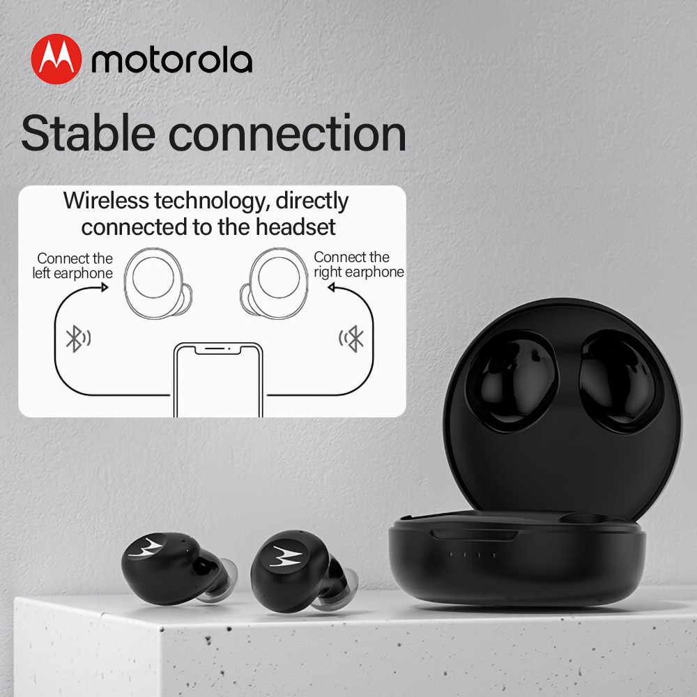 Tai nghe bluetooth 5.0, Tai nghe không dây true wireless Motorola Ververbuds 250 giá rẻ [Nobox]