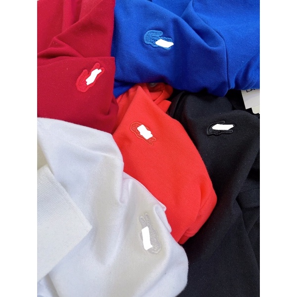 Đầm thun polo nữ tay ngắn dáng basic trơn nhiều màu-hàng xuất