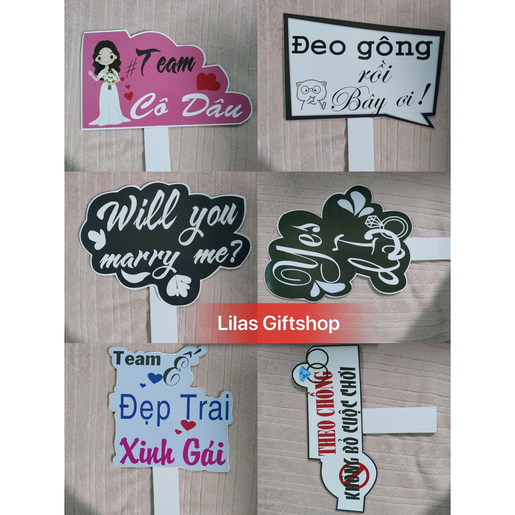 [HASHTAG] Hastag cầm tay, biển tên cầm tay trang trí đám cưới thiết kế theo yêu cầu | BigBuy360 - bigbuy360.vn