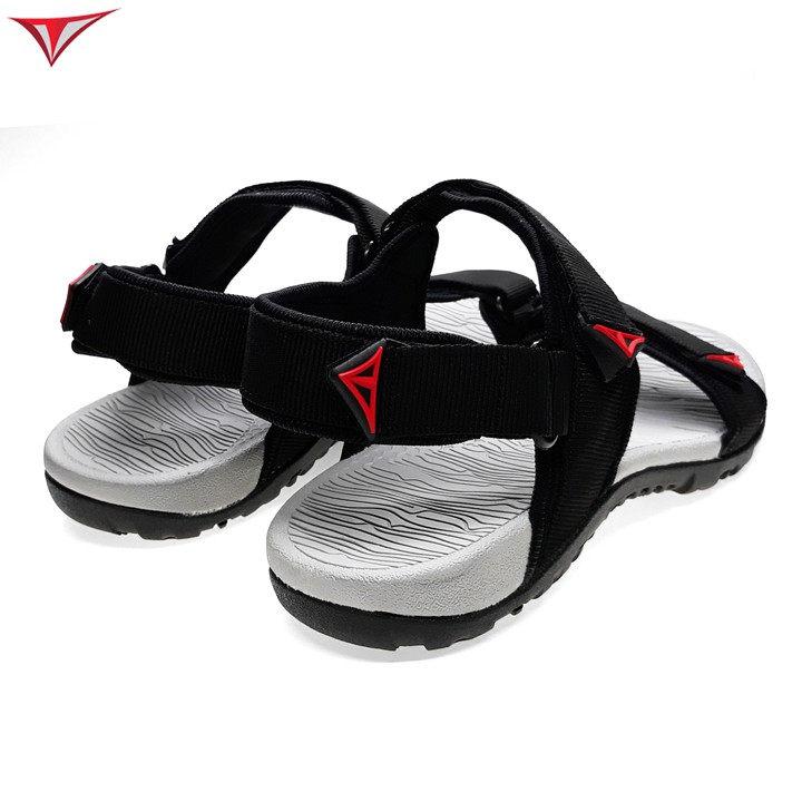 [Fullbox] Giày Sandal Nam Nữ Việt Thủy Hai Quai Ngang Đen - VT016