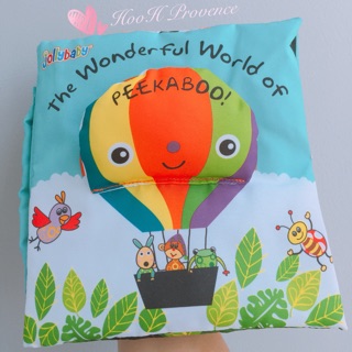 Sách vải đồ chơi an toàn cho bé The wonderful world of peekaboo - HooH Provence