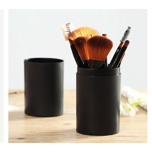 Set 12 Cọ Trang Điểm Tán Nền Phủ Phấn Đánh Mắt Khói Vẽ Mắt Và Cọ Môi