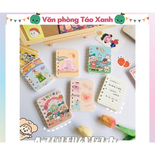 Sổ tay A7, sổ ghi chú mini, Notebook lò xo dễ thương