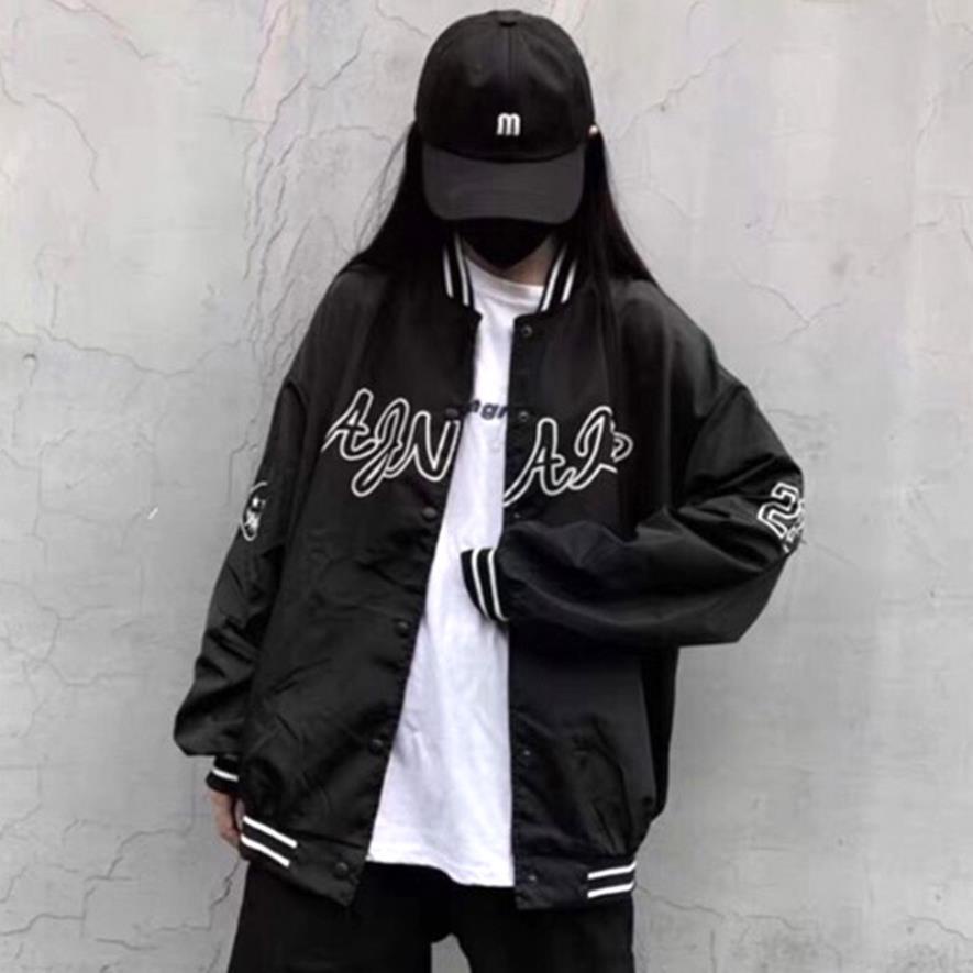 Áo Khoác Nam Nữ Cặp Đôi Bomber Dù Unisex Form Rộng 2 Lớp 28 Nam Nữ Ulzzang