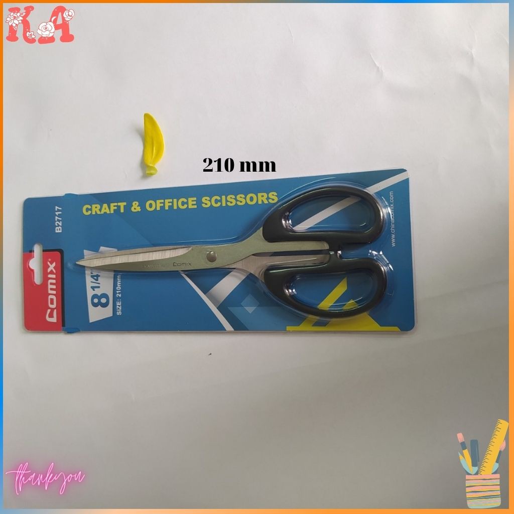 Kéo văn phòng Comix 180mm và 210mm