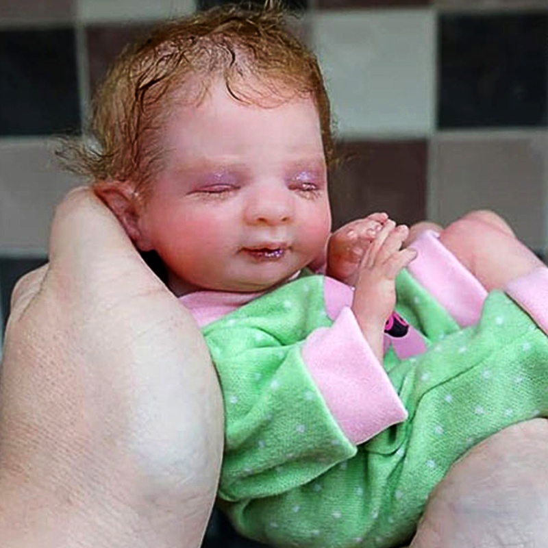 Bộ Phụ Kiện Đồ Chơi Búp Bê Sơ Sinh Bằng Silicone DIY Không Sơn