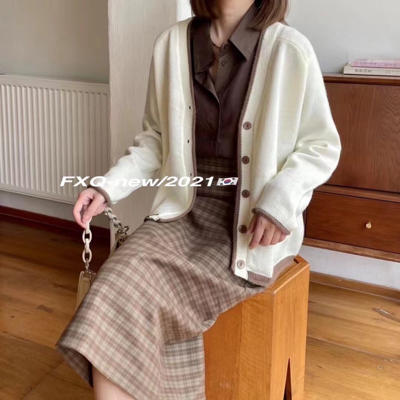 ÁO KHOÁC LEN CARDIGAN KIỂU VINTAGE