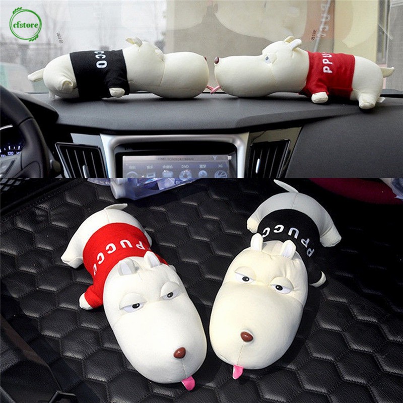 Túi than tre hình chú cún dáng dài 28cm dùng khử mùi cho xe hơi tiện dụng