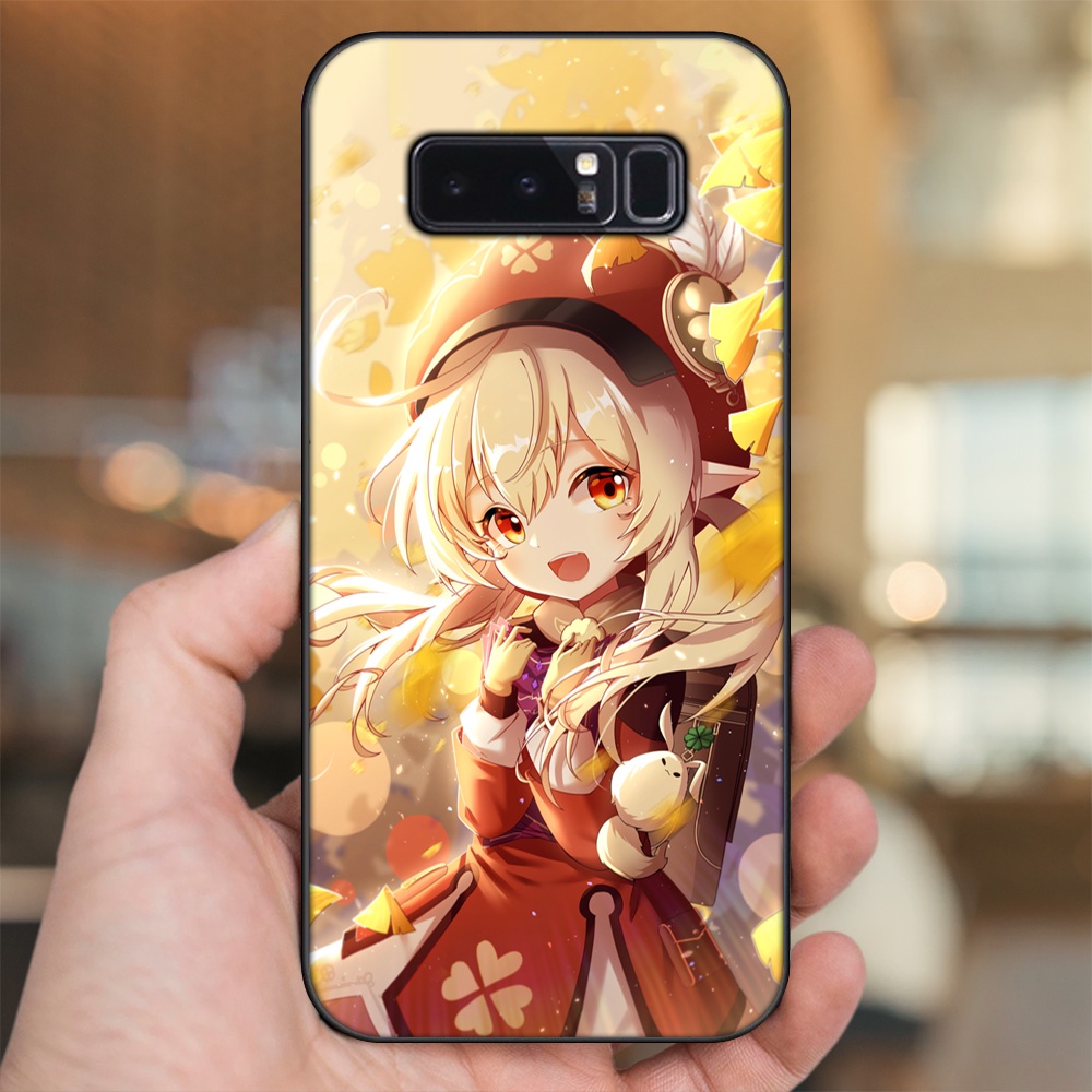 Ốp lưng Samsung Note 8 viền đen in hình Klee Genshin Impact