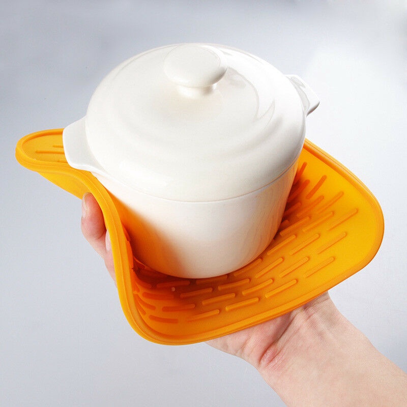 1 Giá Đỡ Nồi / Chảo Bằng Silicon Chịu Nhiệt Chất Lượng Cao