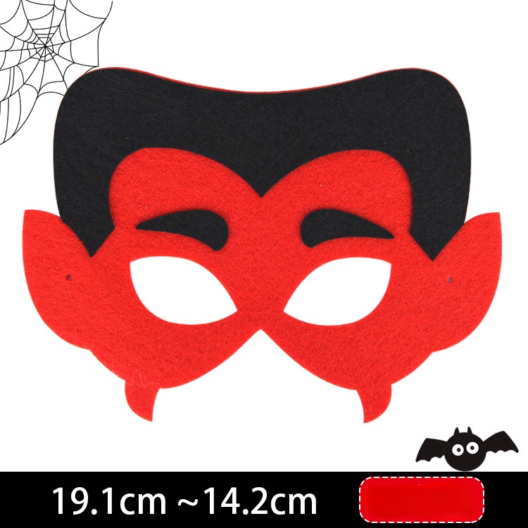 Mặt Nạ Hóa Trang Halloween Bằng Vải Không Dệt Hình Hoạt Hình Cho Trẻ Em