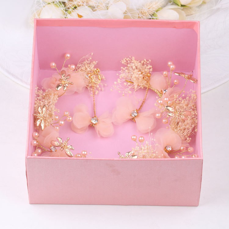 Combo Cài Tóc Hoa Đính Kèm Nơ CỰC XINH MS: CA22 - Hưng Long PC