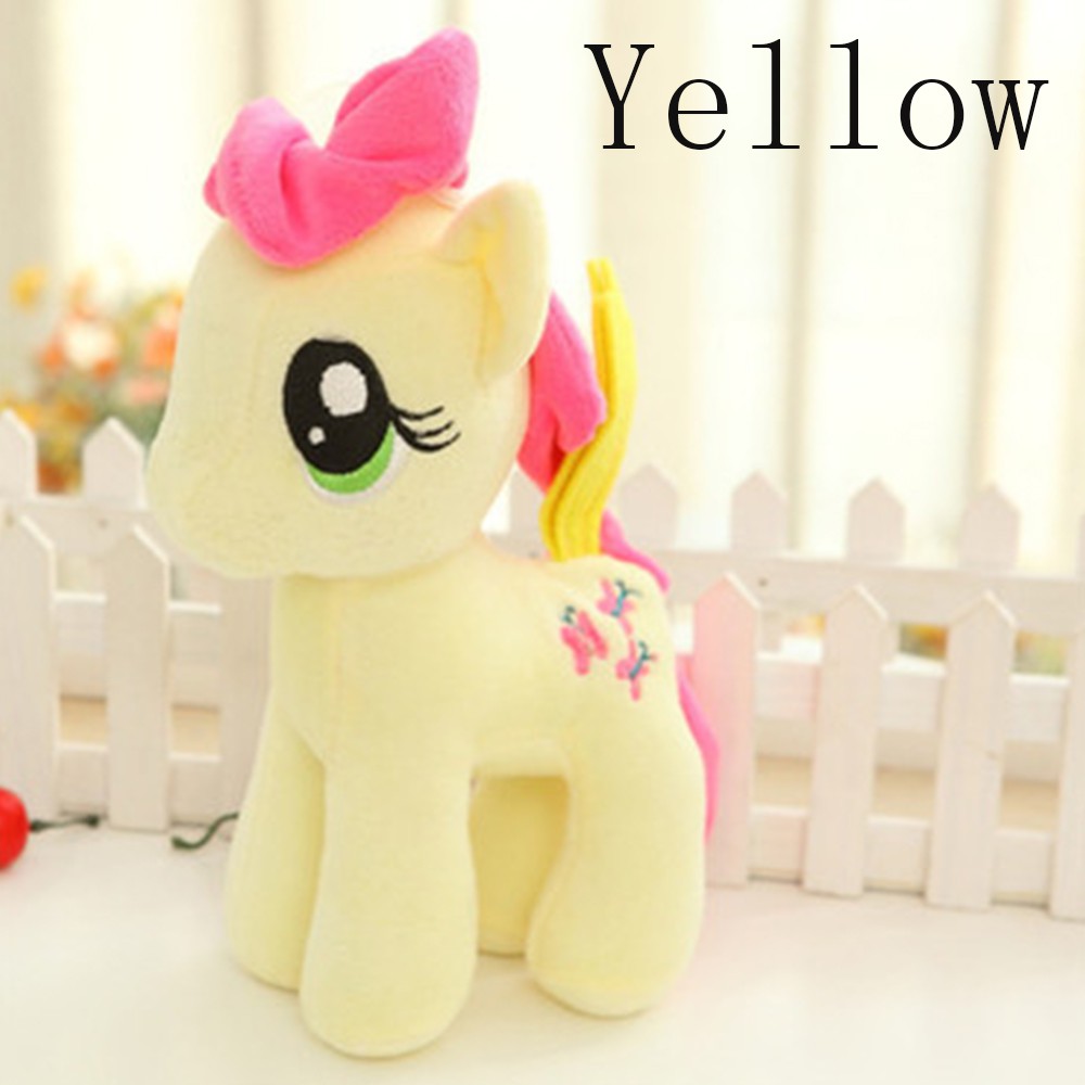 1 Bộ 6 Con Ngựa Pony Mềm Mại 25cm