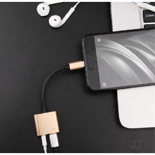 Cáp Chuyển Đổi 2 Trong 1 Type-C Lightning Sang 3.5mm 524