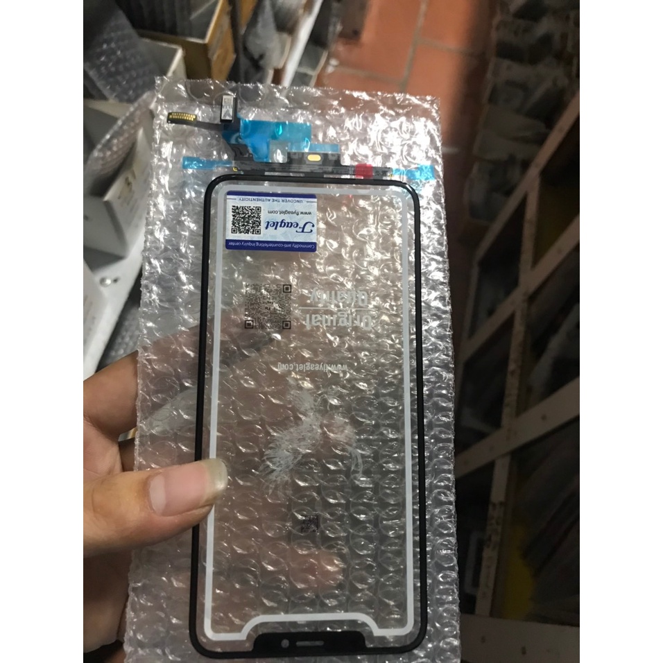 Cảm Ứng Apple Iphone XS Max - Cảm Ứng Zin Hãng Eagle, Màu Đen, Chân Connect, Ép Kính